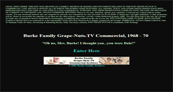 Desktop Screenshot of burkesgrapenuts.com
